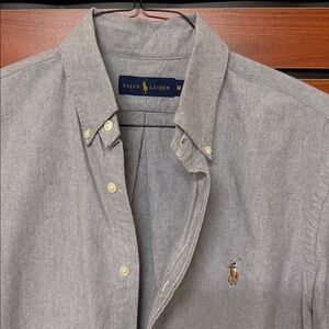 Ralph Lauren Light Gray Collared Shirt